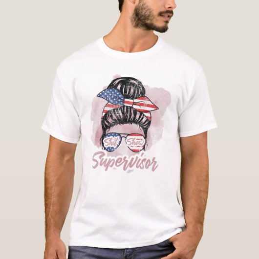 ゴー・ブランドン メッシー・バン ヘアー Tシャツ (正面)