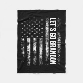 ゴーBrandon Joeバイデン氏おもしろいユーモアTシャツトランプ202 フリースブランケット