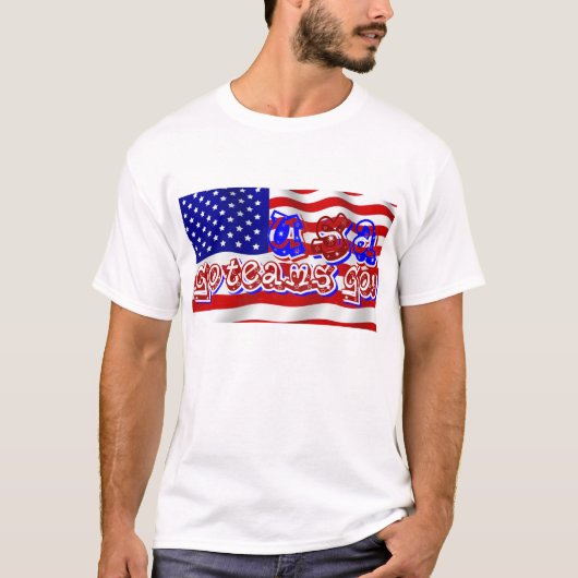 ゴーUSA、ゴーチームゴー！ Tシャツ (正面)