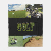 ゴ保ーフで フリースブランケット (正面)