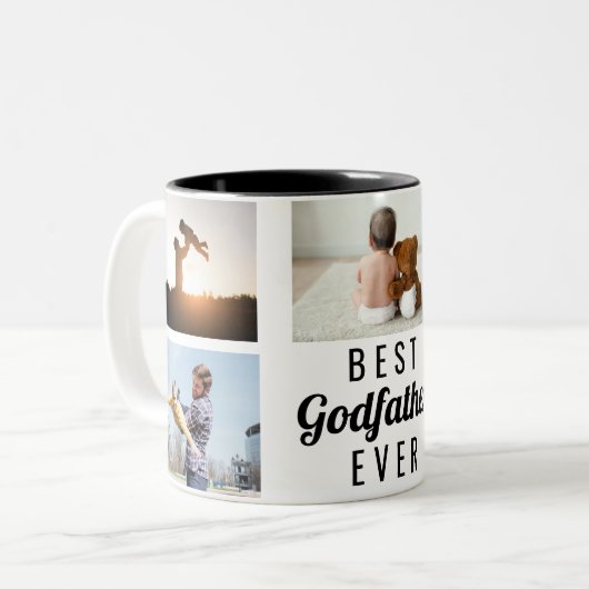 ゴ最高のッドファザー·エヴァー ツートーンマグカップ (正面左)