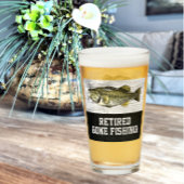 ゴ退職したン魚釣りラルゲムース素朴バス タンブラーグラス