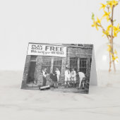 ゴ遊ルフフリー(スーツを押しながら) カード (黄色い花)