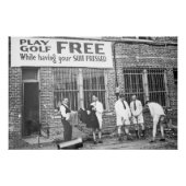 ゴ遊ルフフリー(スーツを押しながら) ポスター (正面)