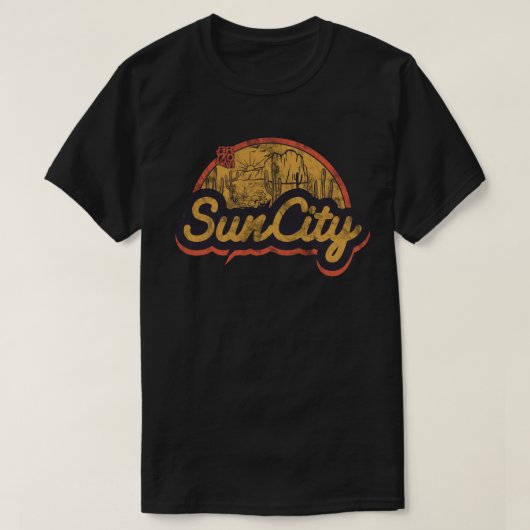 サನ್シティ、アリゾナ州 Tシャツ (デザイン正面)
