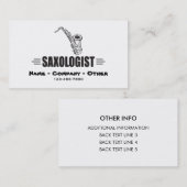 サおもしろいクソフォン愛人の 名刺 (正面/裏面)