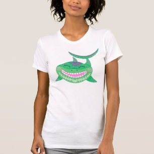サおもしろいメのかわいいボホのかわいい海の動物 Tシャツ