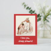 サおもしろいーカスポスター(Mybe Risque!)カード ポストカード (スタンド正面)