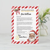 サよくはしゃぐいけなパーソナライズされたータおもしろいからの手紙 招待状 (スタンド正面)