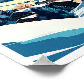 サアルバッチオーストリアトラベルヴィンテージイラストレーション ポスター (角)