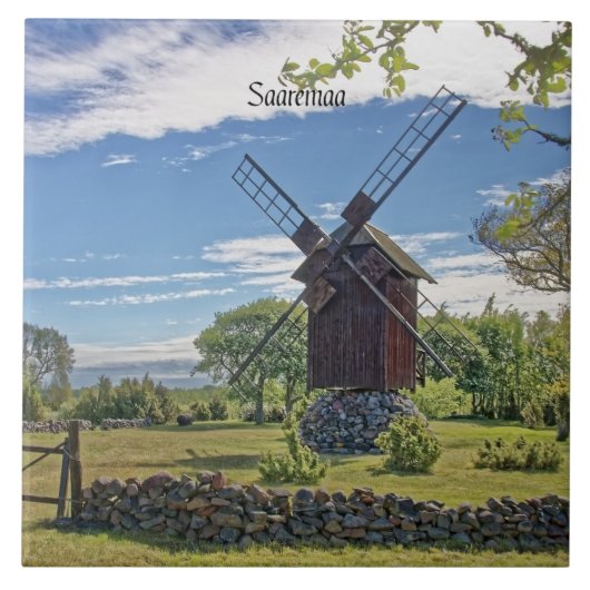 サアレマ、エストニア島。 タイル (正面)