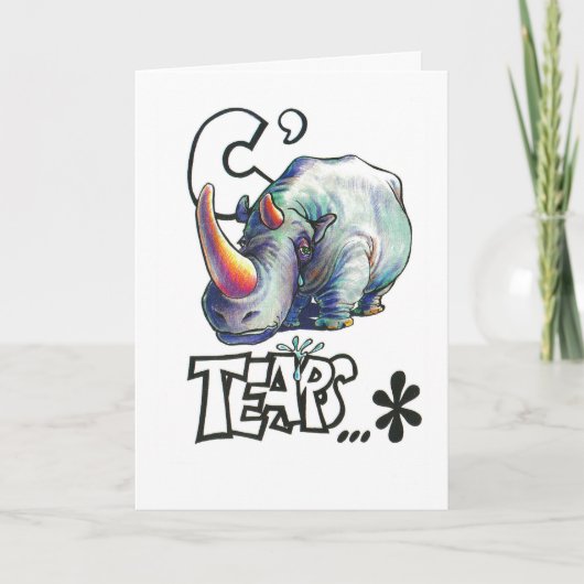 サイおもしろいの誕生日カード カード (正面)