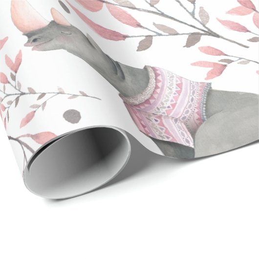 サイによって絵を描かれる包装紙 ラッピングペーパー (ロールコーナー)