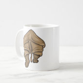 サイのお尻 コーヒーマグカップ (正面左)