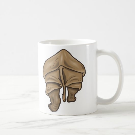 サイのお尻 コーヒーマグカップ (右)