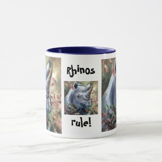 サイのサイの規則のマグ マグカップ (中央)