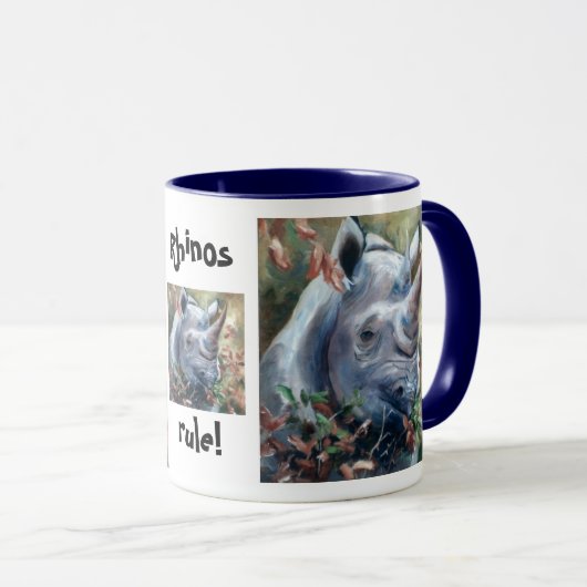 サイのサイの規則のマグ マグカップ (正面右)