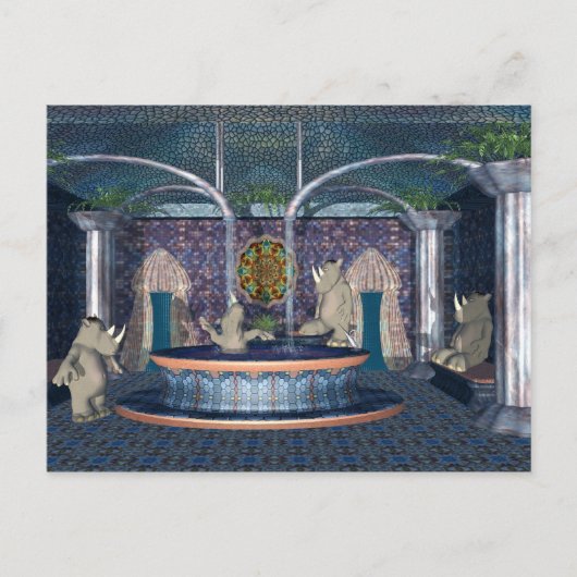 サイのスパの郵便はがき ポストカード (正面)