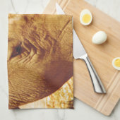 サイの愛 キッチンタオル (四つ折り)