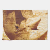 サイの愛 キッチンタオル (横)