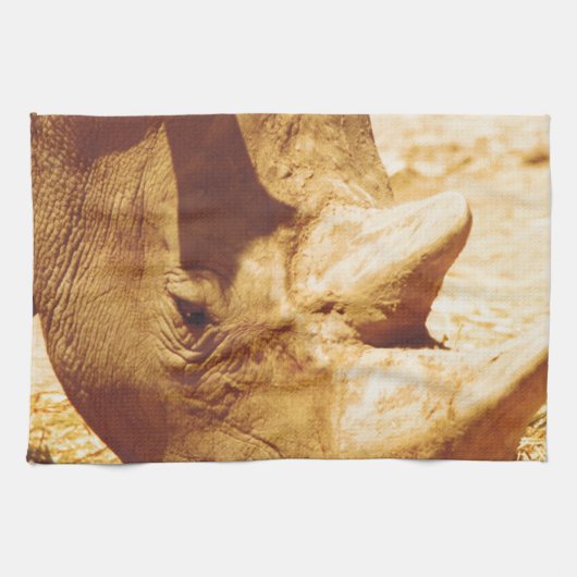 サイの愛 キッチンタオル (横)