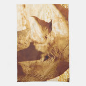 サイの愛 キッチンタオル (縦)