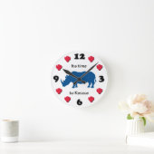 サイの救出の時 ラウンド壁時計 (ホーム)