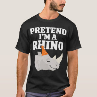 サイの格好してね ルーズ コスチューム Tシャツ