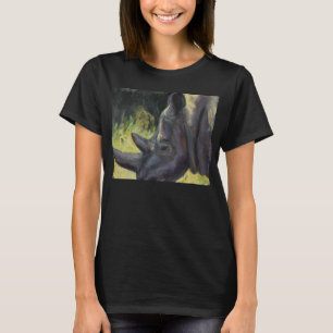 サイの細い肩ひものタンクトップ Tシャツ