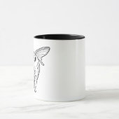 サイの蝶 マグカップ (中央)