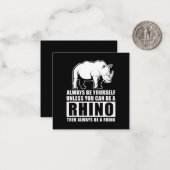 サイの衣装を贈られない限り、自分でいなさい ノートカード (正面/裏面インサイチュ)