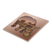 サイの谷、陶磁器タイル タイル (側面)