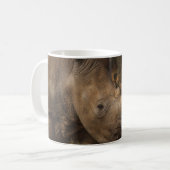 サイの野生動物 コーヒーマグカップ (正面左)