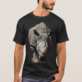 サイの野生動物 Tシャツ