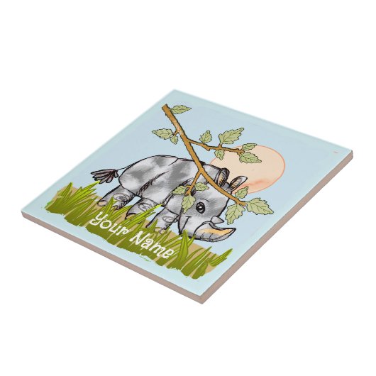 サイの隠蔽 タイル (側面)