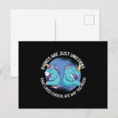 サイはユニコーンだ ポストカード (正面/裏面)