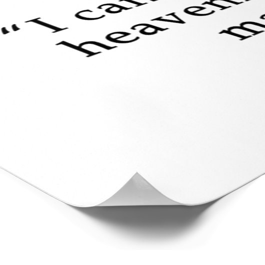 サイアイザックニュートンポートレートと引用文 ポスター (角)