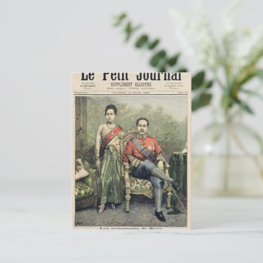 サイアムの王と女王 ポストカード (スタンド正面)