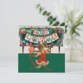 サイアム猫好きをテーマにしたピンポンのクリスマス シーズンカード (スタンド正面)