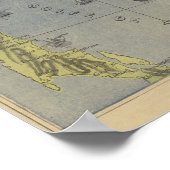 サイアム王国の地図 ポスター (角)