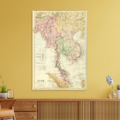 サイアム、ビルマ、アナム キャンバスプリント (インサイチュ (リビング))