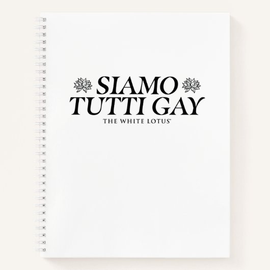 サイアモトゥッティゲイ – ザホワイトロータス ノートブック (正面)