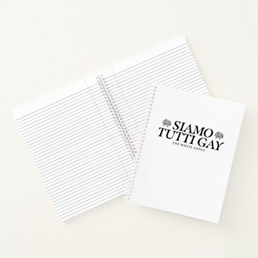 サイアモトゥッティゲイ – ザホワイトロータス ノートブック (内部)
