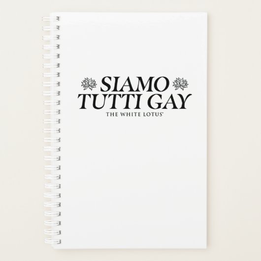 サイアモトゥッティゲイ – ザホワイトロータス プランナー手帳 (正面)