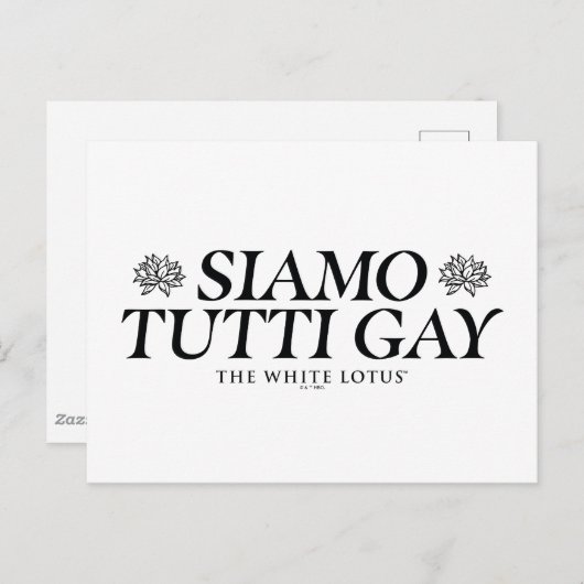 サイアモトゥッティゲイ – ザホワイトロータス ポストカード (正面/裏面)