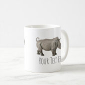 サイイラストレーションサイカスタムメッセージ コーヒーマグカップ (正面右)