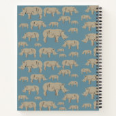 サイイラストレーション模様 ノートブック (裏面)