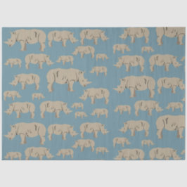 サイイラストレーション模様 薄葉紙