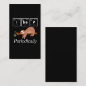 サイエンおもしろいスプン化学スロス昼寝愛好者 名刺 (正面/裏面)