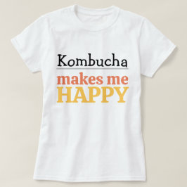 サイエンスが私を幸せにしてくれる 引用符 モダンでカラフルなデザイン Tシャツ